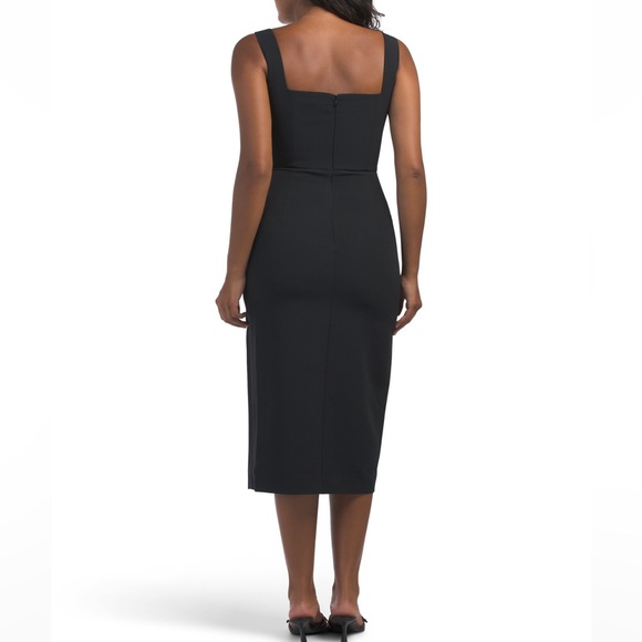 FRENCH CONNECTION Blackout Echo Crepe Midi Dress - Picture 2 of 2